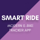 SmartRide | Modern E-Bike Tracker | Rider lifestyle | Flutter Ui - Mobile / Flutter