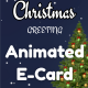 Christmas Greeting E-Card with many effects - HTML5 / Canvas
