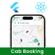 CabWind – Taxi & Cab Booking App UI Kit | Flutter & React Native Expo - Mobile