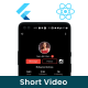 TikStar – Short Video Social Media App UI Template (Flutter & React Native Expo) - Mobile