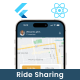 GoPoolar – Carpooling & Ride Sharing App | Car & Bike Pool | Flutter & React Native Expo - Mobile