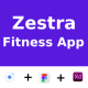 Fitness & Meditation, Yoga App ANDROID + IOS + FIGMA + XD + Sketch | UI Kit | Ionic | Zestra - Mobile / Native Web