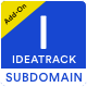 Subdomain Module for Ideatrack - PHP Scripts / Add-ons