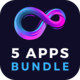 MJ Top 5 Apps Bundle with AdMob Facebook Ads Android - Mobile / Android