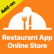 Restaurant App Online Store web add-on - PHP Scripts / Add-ons