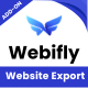 Website Export Module For Webifly AI - PHP Scripts / Add-ons