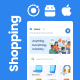 4 App Template | Multi-Vendor eCommerce Marketplace App Template | Hyperlocal Delivery | DeliShop - Mobile / Native Web