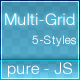 Canvas Multi-Grid construction - HTML5 / Canvas