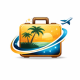 LuxeTravel UI - Premium Travel & Tourism Flutter UI Kit - Mobile / Flutter / Full Applications