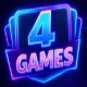 Neon 4 Game Bundle - Neon themed HTML5 Games - HTML5 / Games