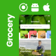 COMPLETE APP | Multi-Vendor Grocery Ordering & Delivery App | Supermarket App | Groshop - Mobile / Native Web