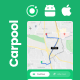 COMPLETE APP | Ride Sharing & Carpooling App | Bike Pooling & Car Sharing App | Gopool - Mobile / Native Web