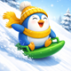 Sled Surfers Sling Shot Game 3D Unity Game Source Code - Mobile / Android