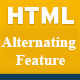Altro | HTML CSS Alternating Feature Template - CSS / Layouts