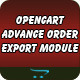 Opencart Order Export Module - Plugins / OpenCart