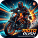 Moto Rush — Endless Highway Racer Html5 game - HTML5 / Games