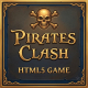 Pirates Clash | 2D Pirate Naval Combat HTML5 Game (Phaser 3) - HTML5 / Games