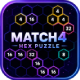 Match4 – Hex Merge HTML5 Puzzle Game - HTML5 / Games