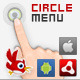 AS3 Circle Menu for Air, android and iOS - Mobile