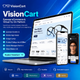VisionCart - Eyewear eCommerce With Virtual Try-On - Mobile / Flutter
