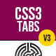 Pure CSS3 Tabs - CSS / Tabs and Sliders