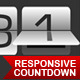 jQuery Responsive Countdown with Visual Builder - JavaScript / Countdowns