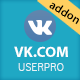 VK.com Social Connect for UserPro - WordPress / Add-ons
