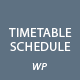 Timetable Booking Schedule for WordPress - WordPress / Calendars
