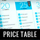 Clean Modern Pricing Table - CSS / Pricing Tables