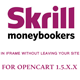 Skrill Moneybookers 2 in 1 without leaving a site - Plugins / OpenCart