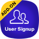 User Signup for Arforms - WordPress / Forms
