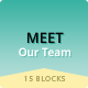 Meet Our Team Responsive Design Blocks - CSS / Layouts