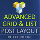 Advance Post Grid/List with custom filtering for Visual Composer - WordPress / Add-ons
