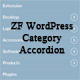 ZF WordPress Category Accordion - WordPress / eCommerce / WooCommerce