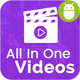 Android All In One Videos App (DailyMotion,Vimeo,Youtube,Server Videos, Admob with GDPR) - Mobile / Android