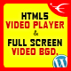 Video Player & FullScreen Video Background - WP Plugin - WordPress / Media