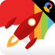 Banner Ad Rocket Flat Expandable with Youtube - HTML5 / Ad Templates
