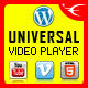 Universal Video Player - WordPress Plugin - WordPress / Media