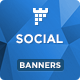 Social Banners - Social Web Banner Template - HTML5 / Ad Templates